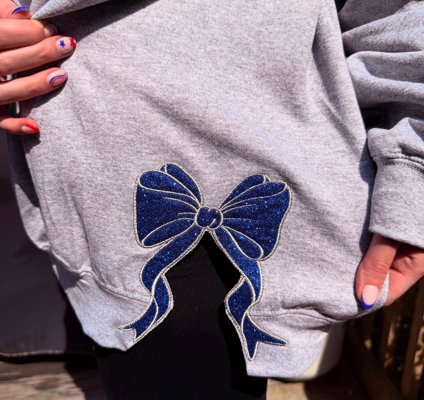 Colts Cheer Bow Sweatshirt