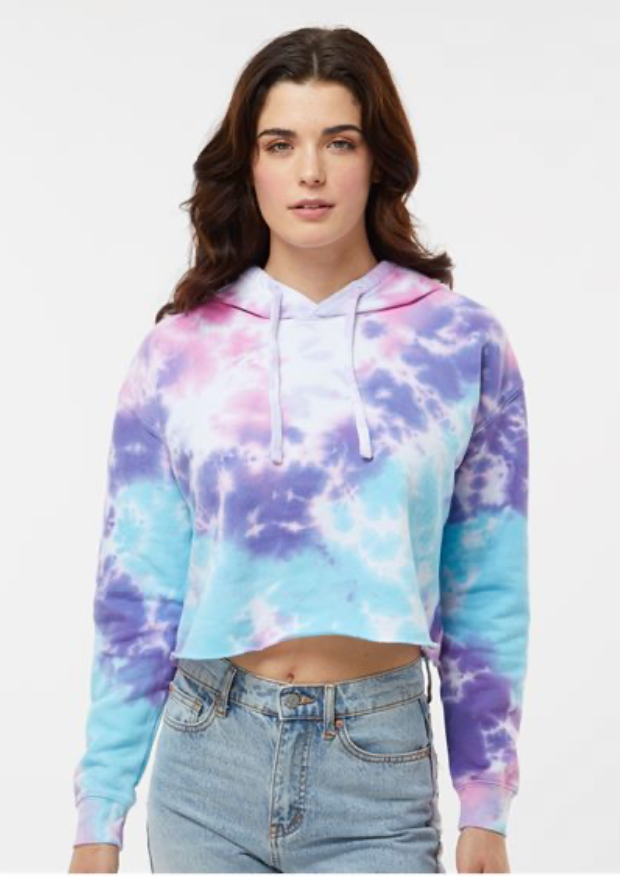 Crop Sweatshirt - Tie Dye