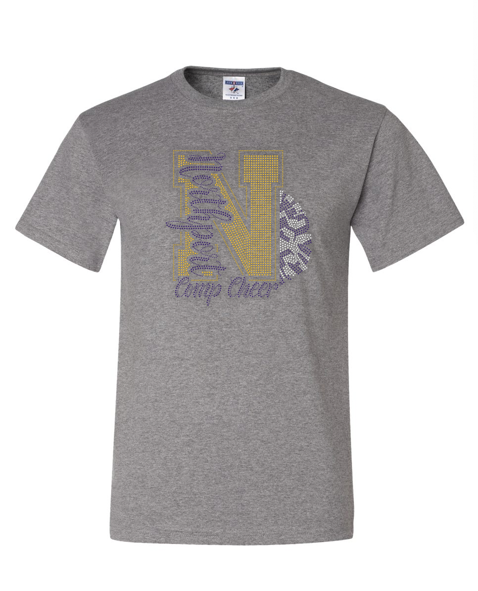 Northport Cheer - Sparkle Pompom T-shirt