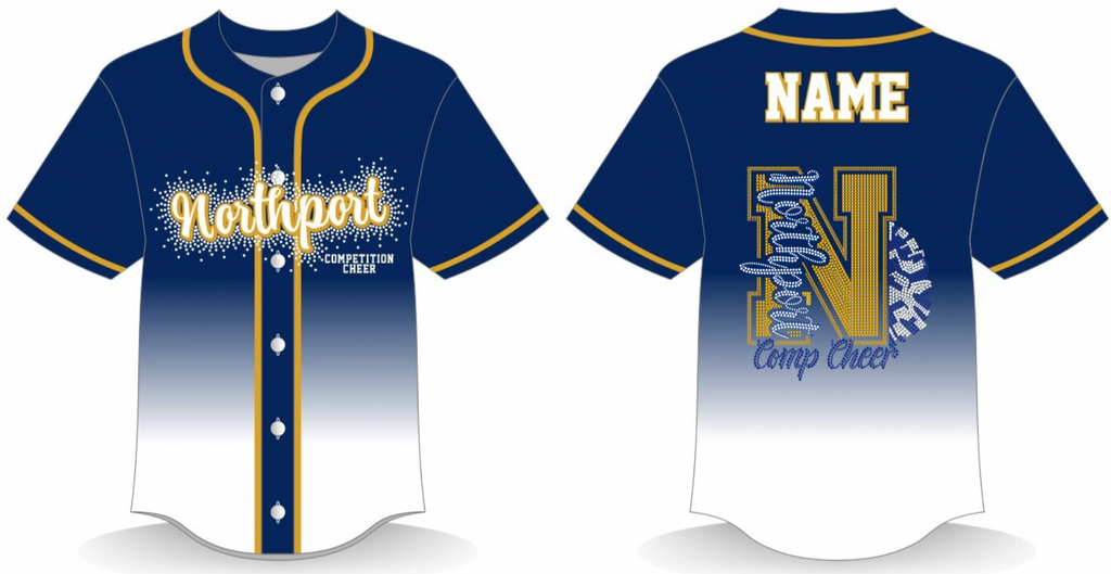 Northport Cheer - Baseball Jersey