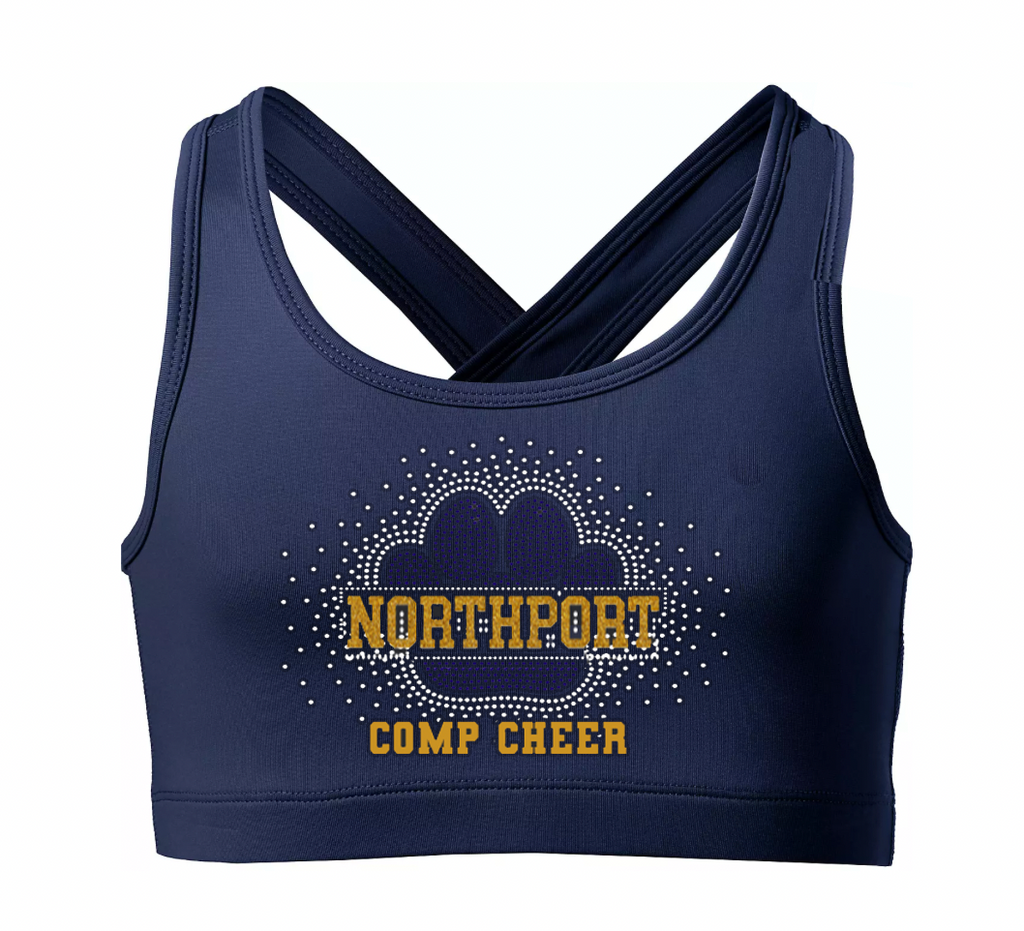 Northport Cheer - Paw - Sports Bra