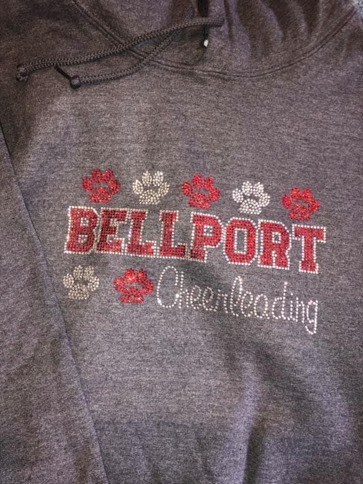 Bellport Cheerleading or Football Sweatshirt