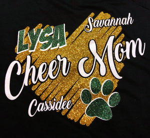 Sweatshirt - LYSA Cheer Mom - Heart