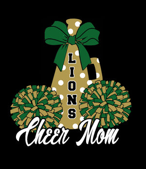 LYSA Lions Cheer Mom T-Shirt