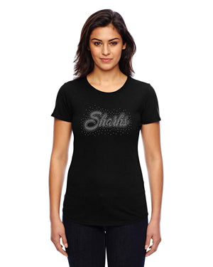 Shark Burst Ladies T- Shirt