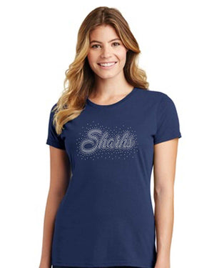 Shark Burst Ladies T- Shirt